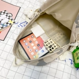 Вместительный и большой ранец, японская сумка через плечо, мультяшный рюкзак для отдыха, для средней школы, с медвежатами, подходит для студента