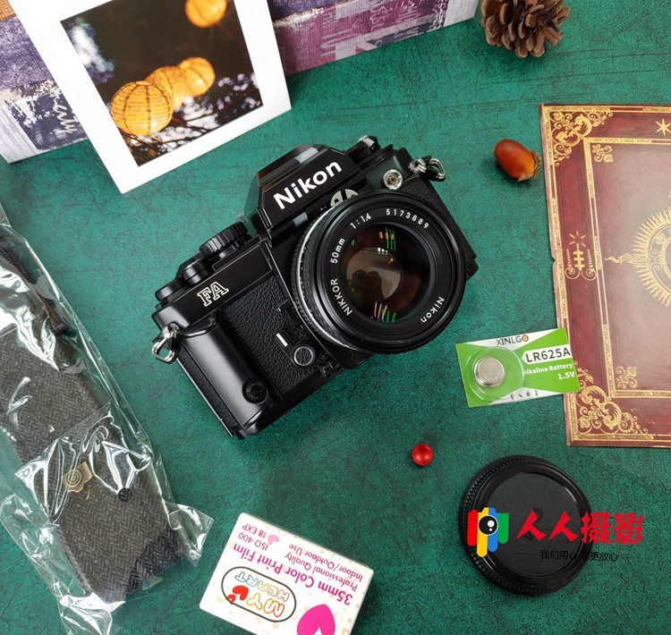 NIKON FA Film Film Single Reverse Manual Camera Black with 50 lenses popular recommendation