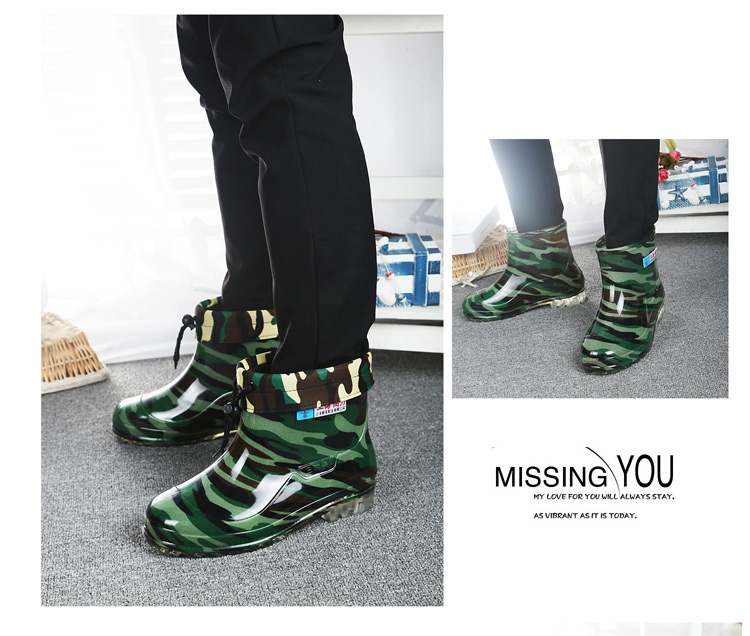 Chaussures - bottes caoutchouc homme pour printemps - semelle tendon - Ref 974411 Image 18