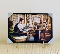 The Godfather Marlon Brando Al Pacino signed photo with frame