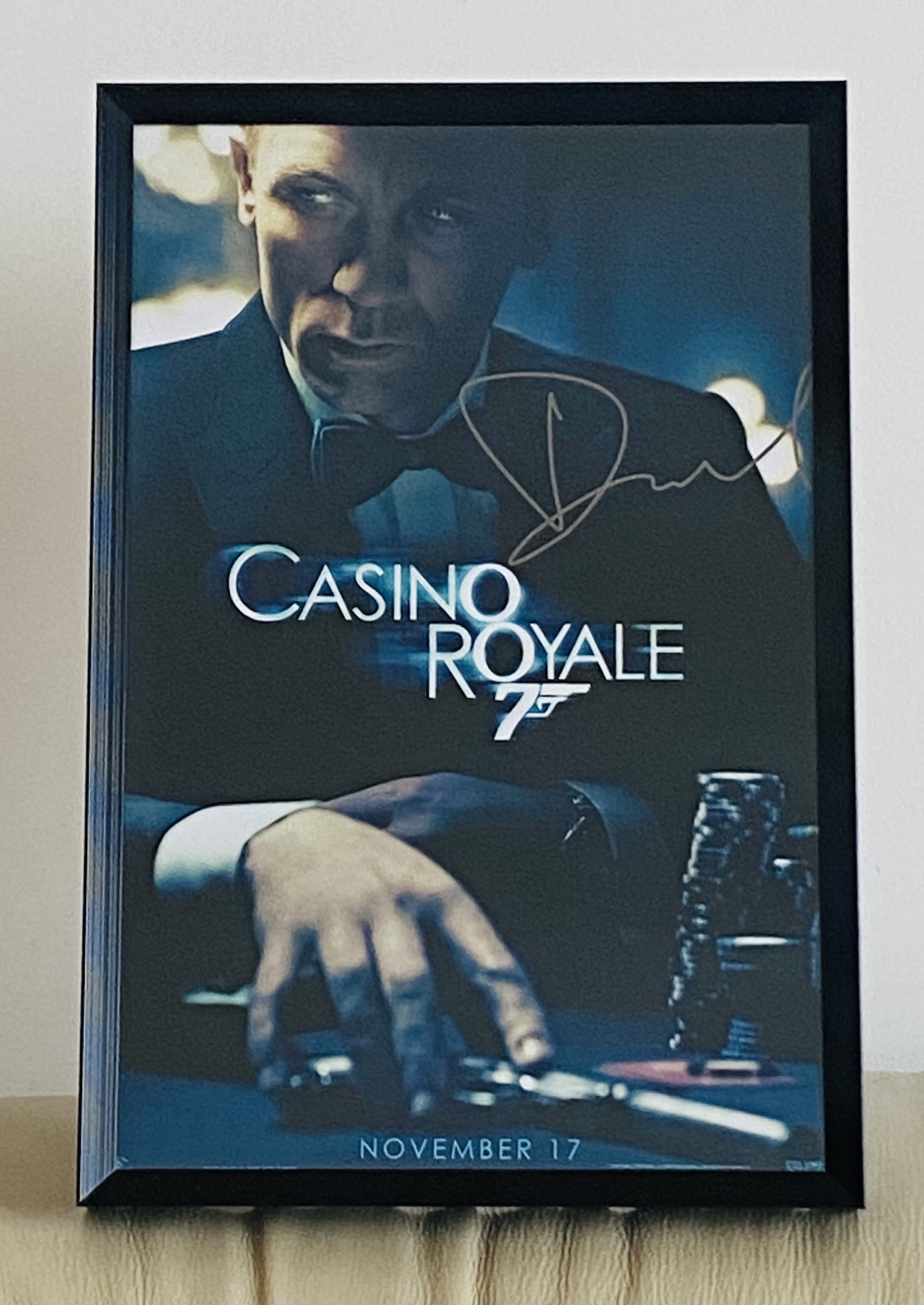 Daniel Craig Daniel Craig 007 signed photo of Casino Royale