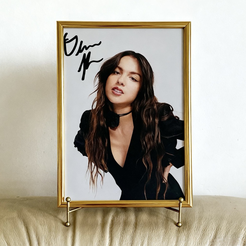 Olivia Rodrigo Signed Photo with Frame