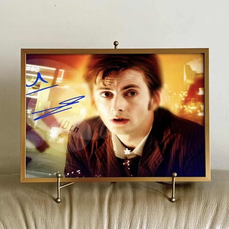 David Tennant David Tennant Autographed Photo with Photo Frame