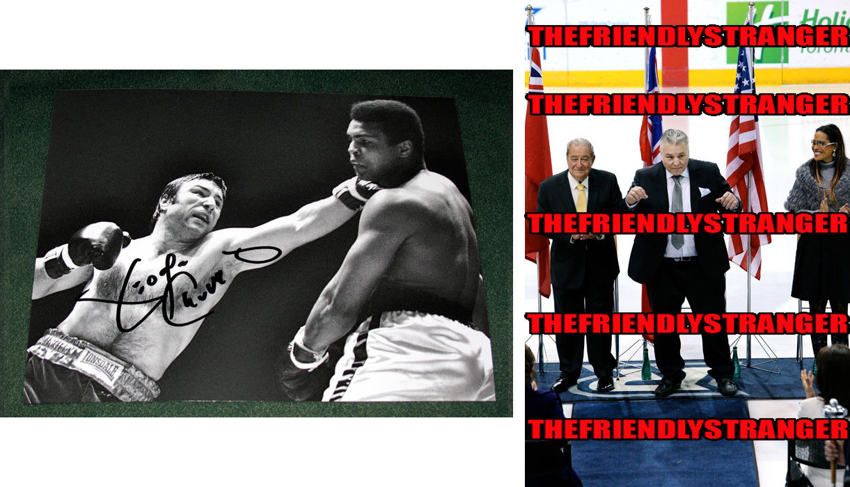 GEORGE CHUVALO PRO-PEN SIGNATURE PHOTO ATTACHED TO THE