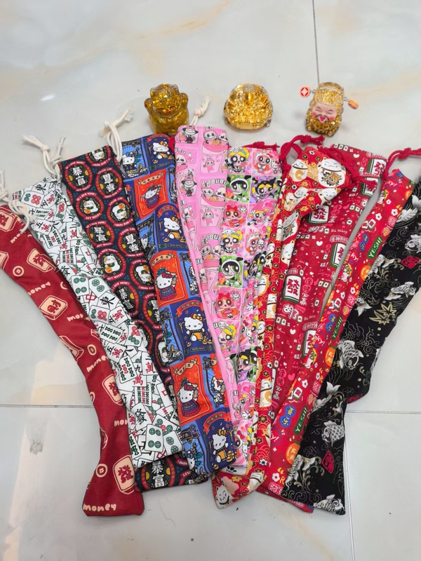 [Handmade Exclusively] Mahjong Tile Storage Bag, Handheld Bag, Dustproof Bag, Can Be Hanged to Prevent Damage from Pressure