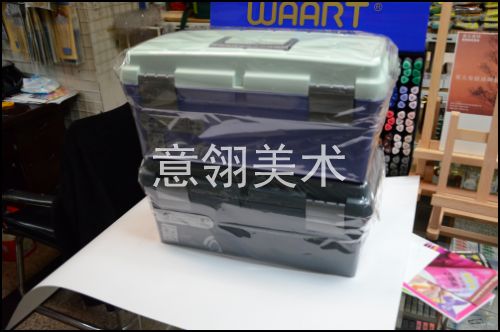 Art Supplies Jian birch R619A thickened Double Fine Arts Toolbox Examination Special Box
