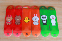 LINE FRIENDS skateboard surface HN joint Brown Bear Sally Chicken Professional Double Teething Delivery Sandpaper