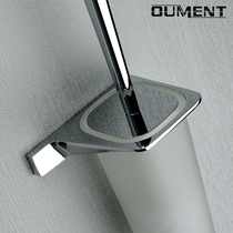 Omonde all copper toilet brush holder bathroom light luxury with cover seat brush toilet wall brush set