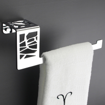 304 stainless steel bathroom towel ring bathroom Nordic creative towel hanging rod ins toilet short towel rack