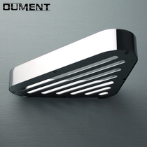 Bathroom triangle shelf all copper small mini soap rack wall hanging small size stainless steel bathroom corner basket