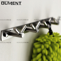 Wardrobe hook Shoe cabinet door rear clothes hook Bathroom mop hook rack 304 stainless steel wall hanging towel row hook