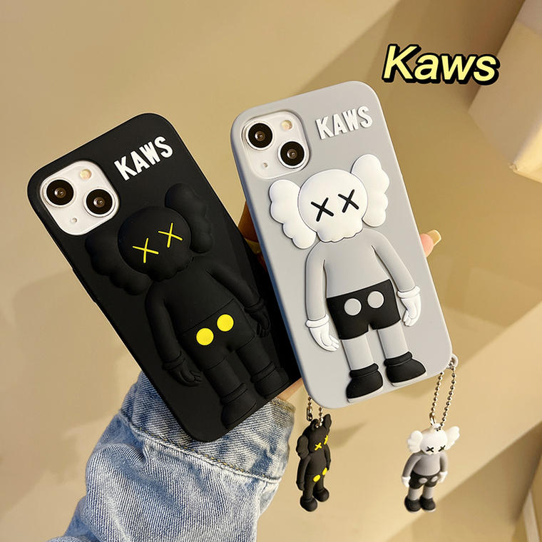 KAWS New 3D Silicone TPU 13, 13 Pro, 13 Pro Max, 12, 12 Pro, 12 Pro Max iPhone Case