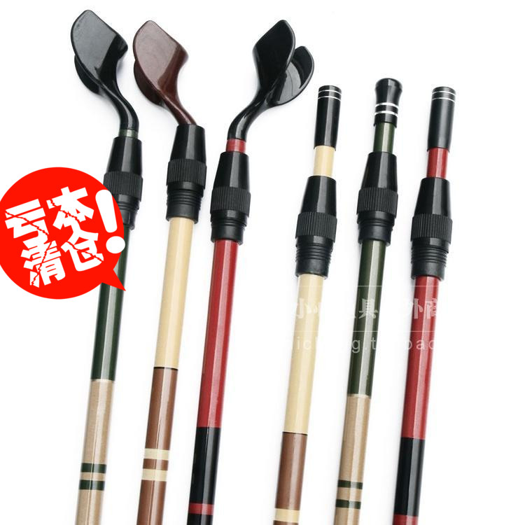 Taiwan production of ultra-value thickened plus hard positioning table fishing bracket rod dry fit jade handle rod 2 knots 2 2 m Transcript rod-Taobao