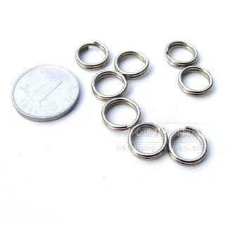 Lure fake bait accessories, hand pole missing hand ring, steel ring, Mino steel ring, 1 yuan / 4 double ring steel rings