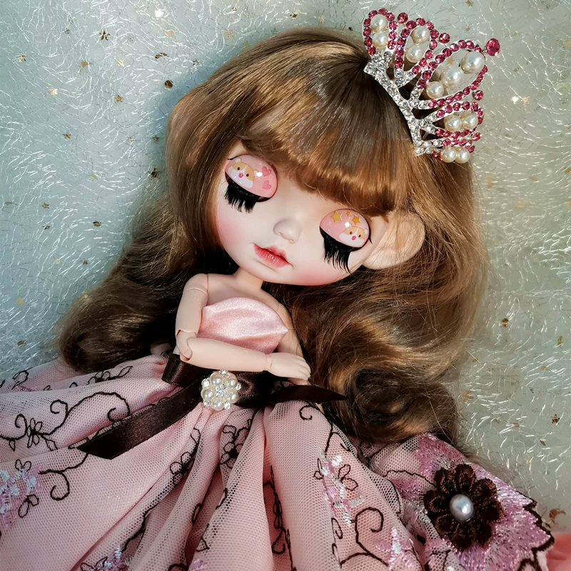 Spot трипартитный набор из трех маленьких тканей для одежды BLYTHE детская одежда BJD/ LICCA Lijia платье Pullip отправить корону