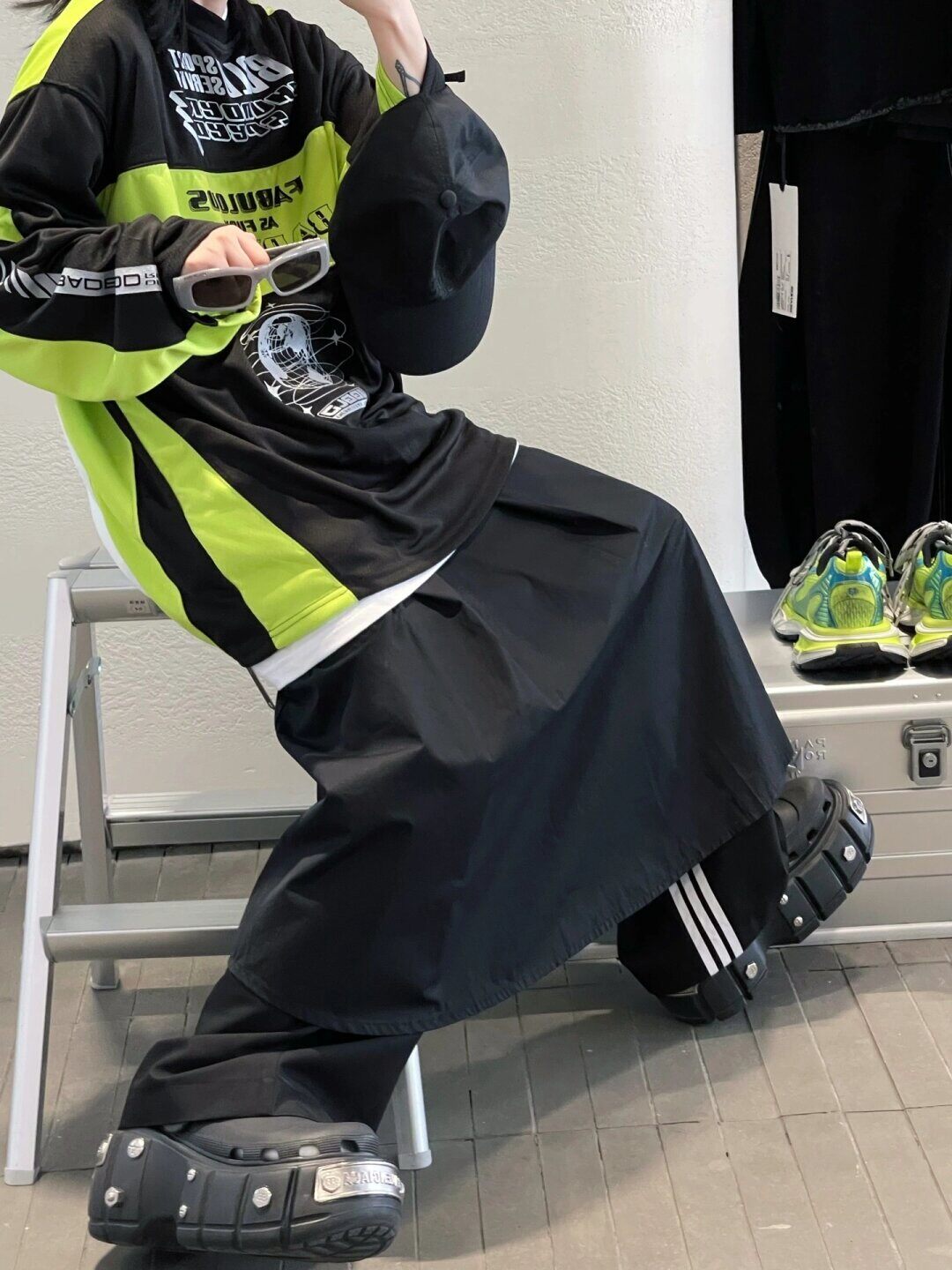 Badblood 'Hot Girl' Jersey: Spliced Collegiate Chic for Less! - Detail image 4