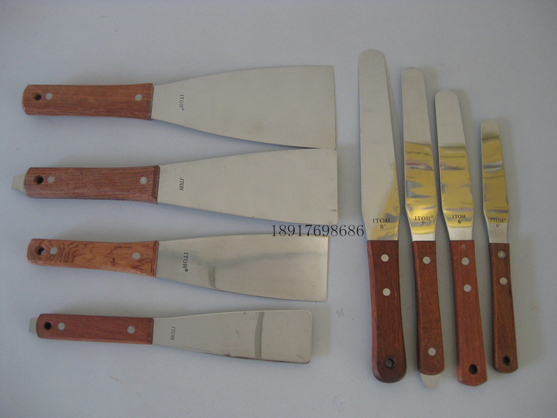 Japan ITOH lithostainless steel ink transfer knife 5 inch SMT tin sizing scraper stainless steel ink transfer knife