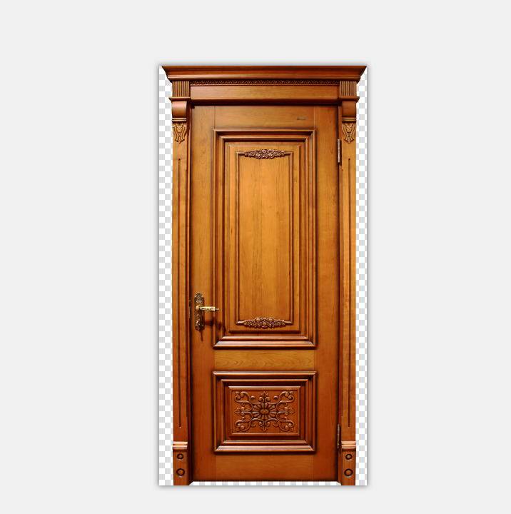 YMX2212 wooden door of a wood-scened Champs Elysees in Qingdao