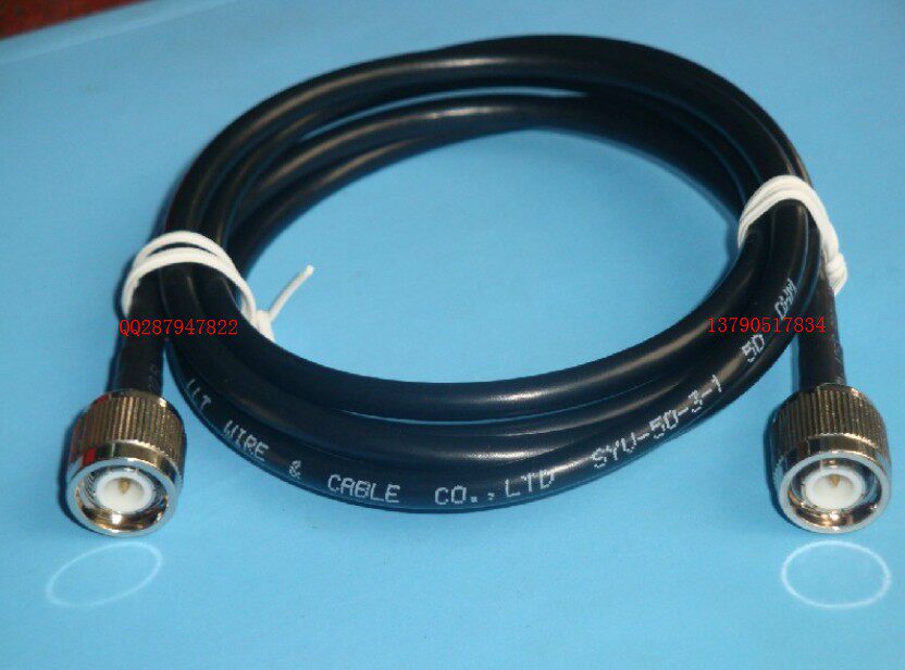 TNC TNC-JJ signal cable Dual TNC male RF cable TNC male to male feeder Various sizes