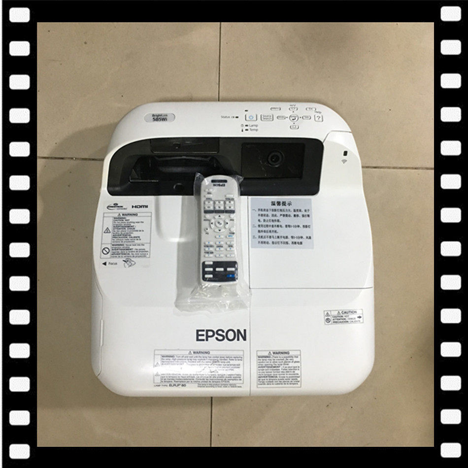 Epson 585W Ultra Short Coke Projector Home Wireless High-definition HDMI Teaching Office-Taobao