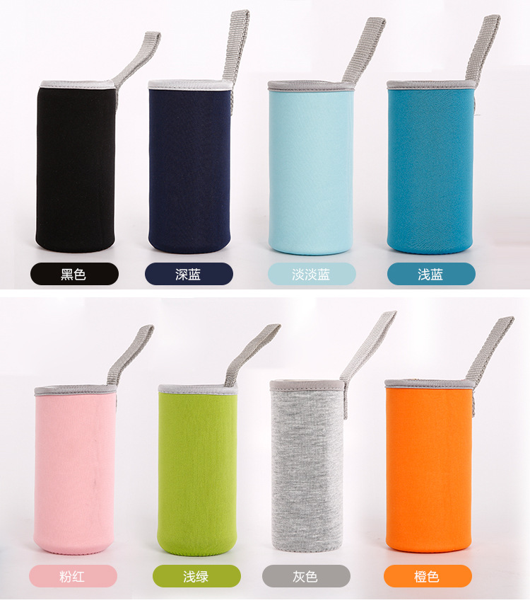 Bộ ly Cốc vạn năng cách nhiệt vạn năng cách ly cốc thủy tinh Cup Cup Cup Cup cover Cover cup 350ml-500ML bình đựng nước uống