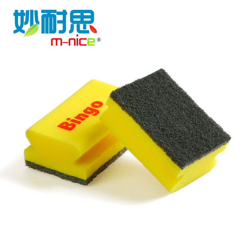 厨房清洁百洁布 海棉百洁刷 加厚洗碗刷巾 强力去污刷 海绵擦