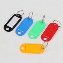 Classification plastic key card can be marked with listing number plate Marker key ring ring tag