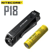 NITECORE Knight Kohl P18 Intense Light Hand Electric Red White Double Light Source 1800 Flow Minmute Tactical Little Hands Electric