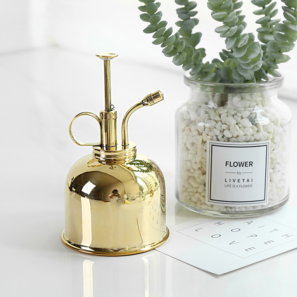 Home Brass Small Multi-Meat Spray Water Jug Watering Sprayer Golden Nordic Wind Indoor Flower Shop Decoration Pendulum