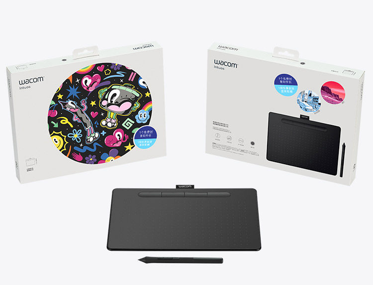 Планшет wacom intuos ctl-6100标准版中号手绘板影拓数位板绘画板绘图板