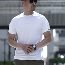 Tactical quick-drying T-shirt COOLMAX mens summer outdoor sports round neck short-sleeved special forces military fan half-sleeved quick-drying
