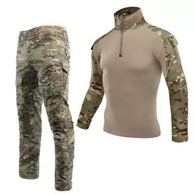 Summer camouflage suit set frog suit tactical Warwolf special forces outdoor frog combat training uniform CS python pattern