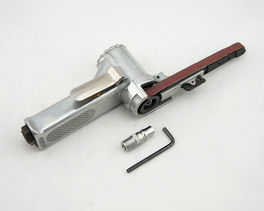 Original Taiwan Crown 1 inch pneumatic sandpaper machine sanding machine sanding machine 10*330mm