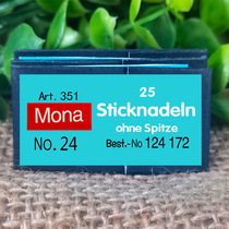 Mona Lisa needles size 24 a pack of 25 pieces