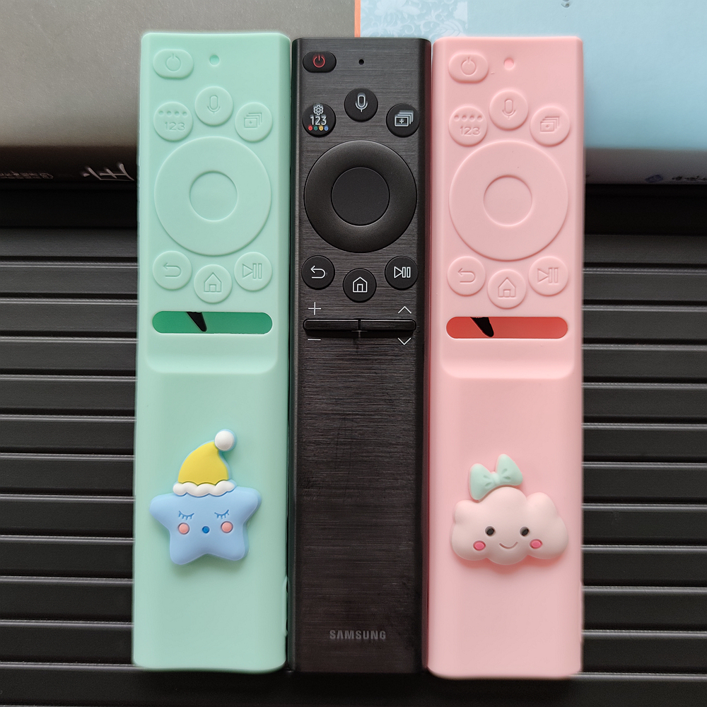 Samsung TV remote control protective sheath Solar BN59-01390A Soft silicone cover cute waterproof and anti-fall