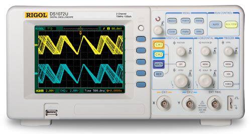 RIGOL universal source DS1072U digital oscilloscope (70M bandwidth 2 channels 1G sampling rate true color)