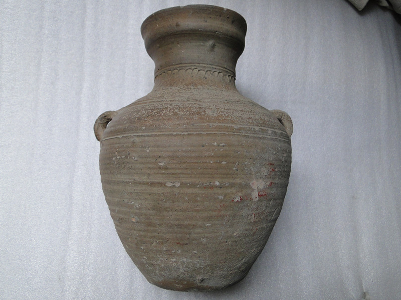 Western Han Old Ceramic Vase Bag Old Porcelain Ancient Play Antique Collection