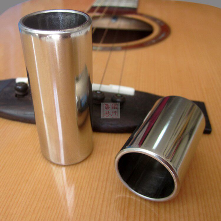 Alice Alice Guitar Slider A046A Stainless Steel Finger Sleeves Short Steel Ring Country Jazz Blues Slider