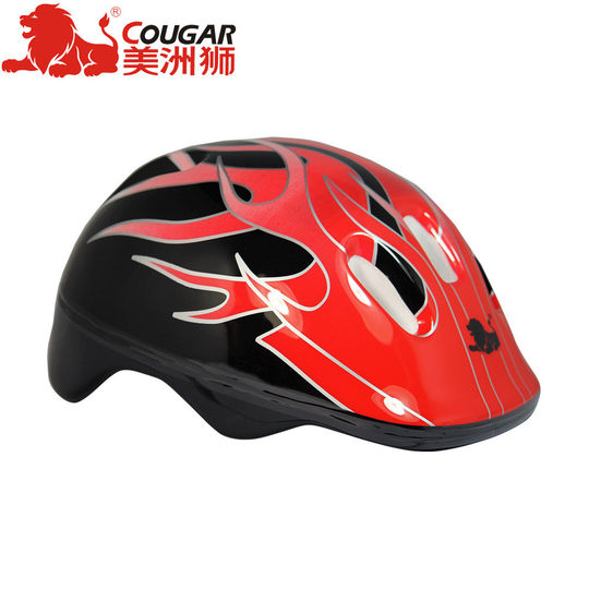 Puma children's roller skating helmet skating skates bicycle skateboard lightweight breathable helmet hard hat protective gear