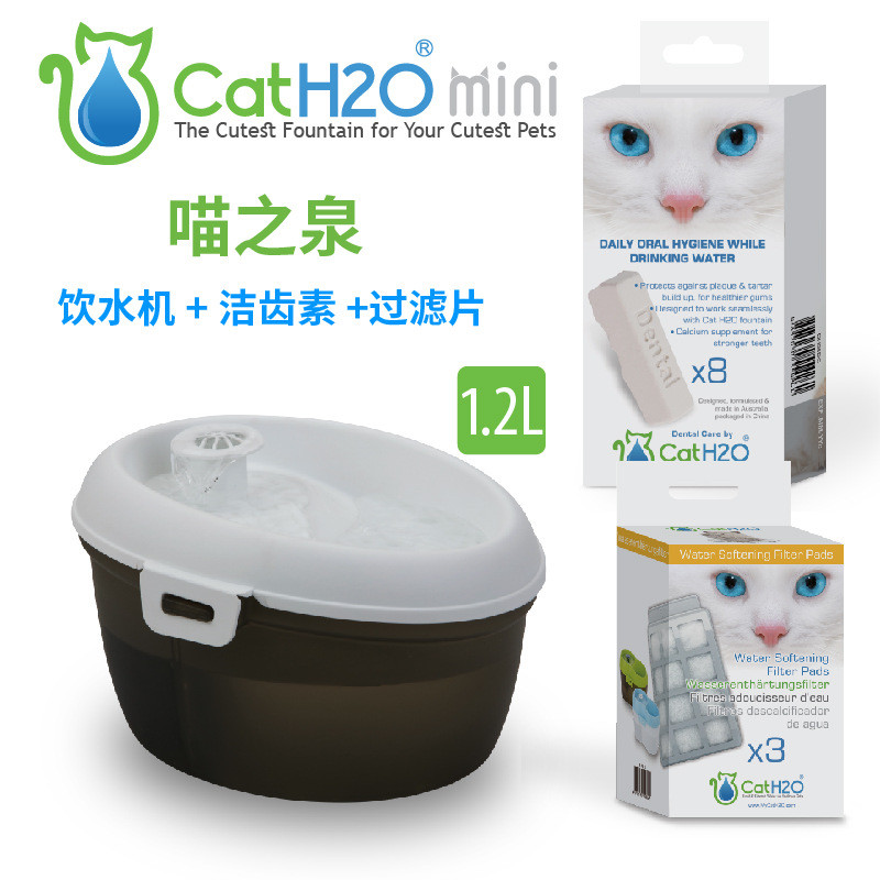 Pet Smart Equipment Cat Automatic Water Dispenser Intelligent Silent Water Dispenser Drinking Machine Tooth Plastic Active Cleanser