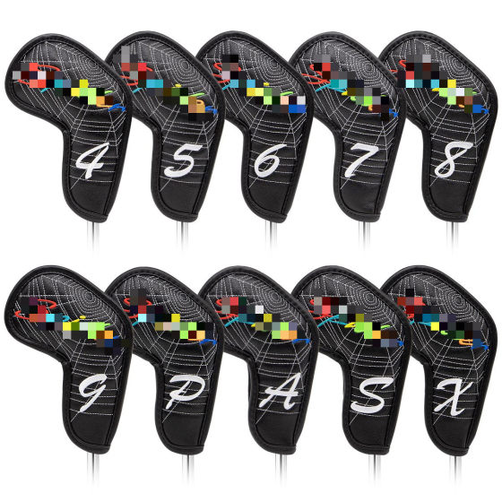 套铁杆套蜘蛛刺绣球杆高尔夫通用十个装456789psax防水pu