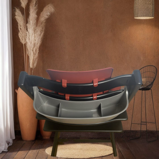 儿童餐椅收纳盒宝宝成长椅收纳盒置物架婴儿餐椅后置收纳箱仓置物