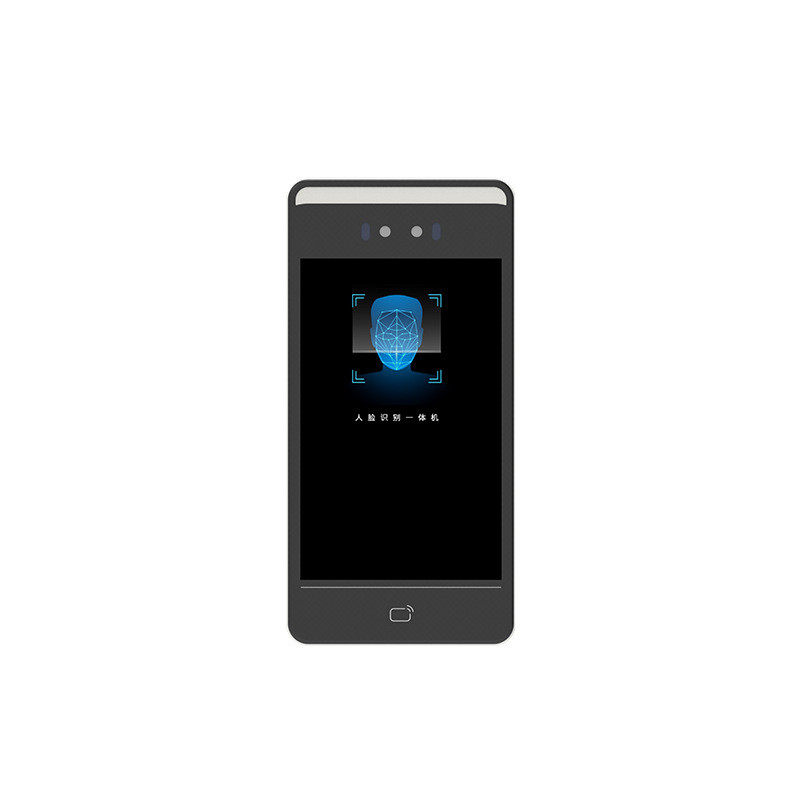 Jiwei 8-inch face recognition face access control attendance pass brush intelligent all-in-one machine dynamic recognition punch-in terminal
