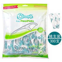 European cleanpik ultra - fine floss sticker 300 individual assembly package with household clothing