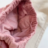 Самостоятельно задержанные 100-150 корейских девушек четырехцветные бархатные брюки по талии повседневные штаны