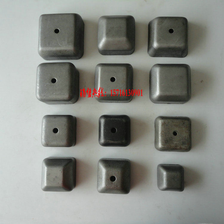 Qiaogu rack material Box Ankle stacking foot bowl stacking foot square tube bottom foot cover nut head turnover box iron box foot Bowl