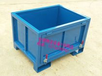 Stacking Iron Case Metal Heavy Iron Scrap Box Set Made Steel Sheet Folding Type Industrial Sheet Metal Logistics Turnover Box Manufacturer