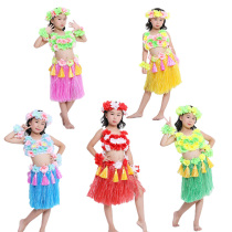 Boutique Hawaiian hula June 1 Childrens Day performance hula clothing adult childrens hula suit can be customized