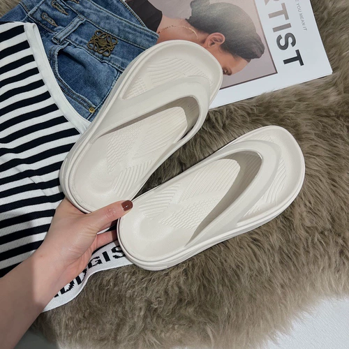 Летние модные нескользящие сланцы, пляжные черные тапочки, изысканный стиль