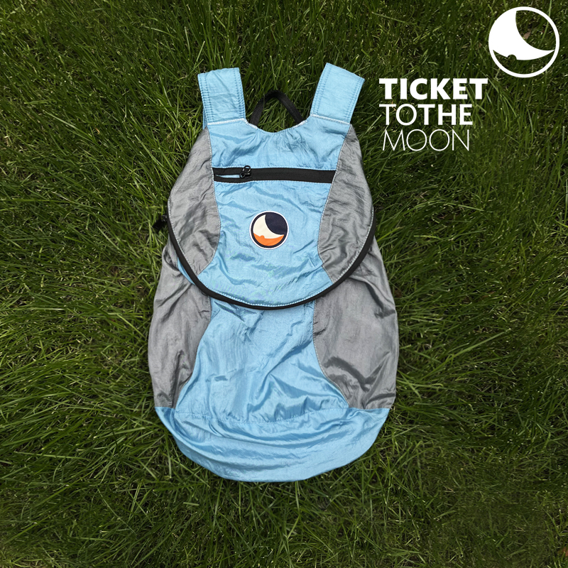 Ticket to the Moon Outdoor Hiking, Camping and Mountaineering Lightweight Color-Blocked Backpack Can Be Folded and Stored